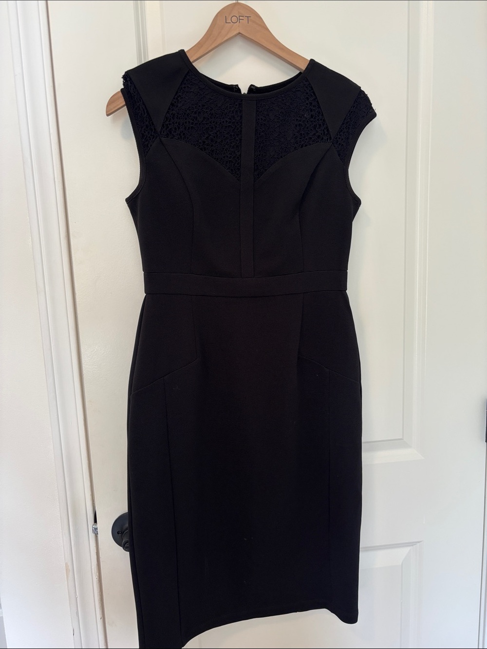 Black Lace Sheath Dress